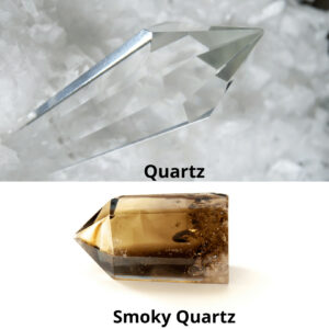 Difference between Quartz and smoky quartz