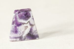 Milky White Bands in an Amethyst