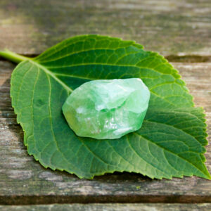Green Calcite for Success and Wealth