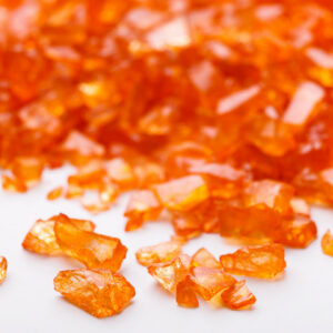 Orange crystals 