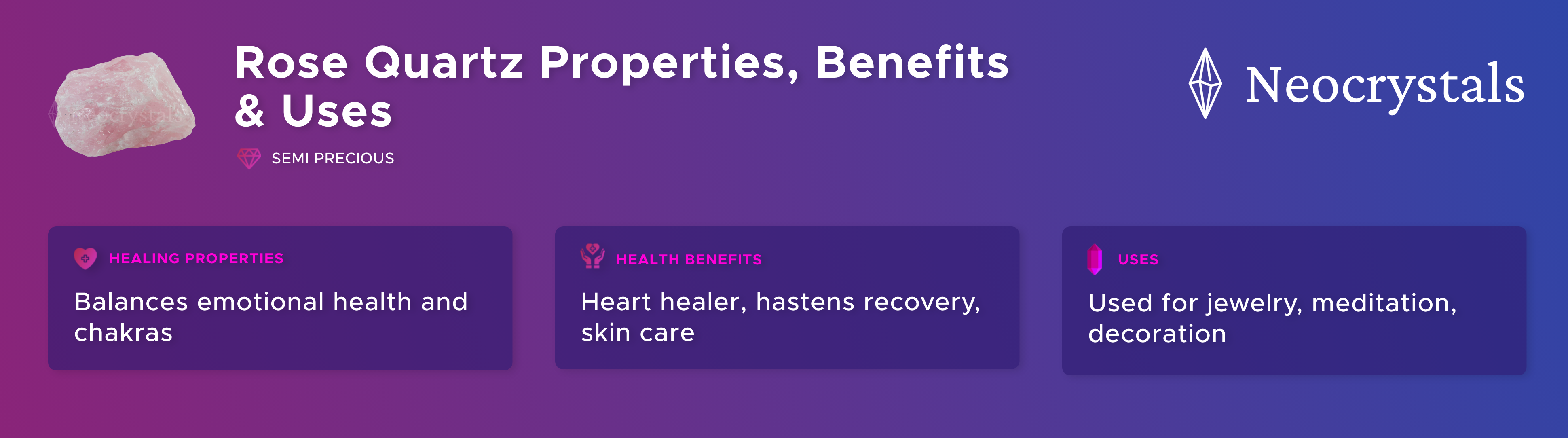 5 Wonderful Benefits of Rose Quartz Crystal