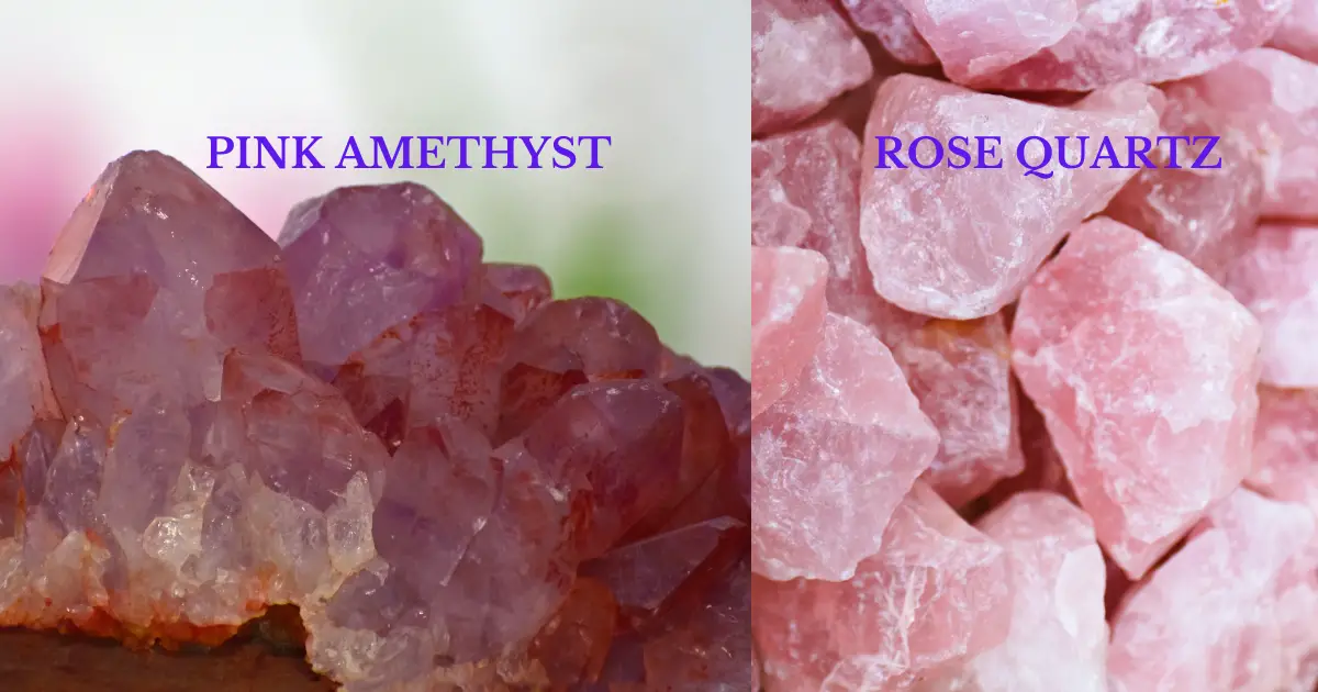 Pink Amethyst vs. Rose quartz