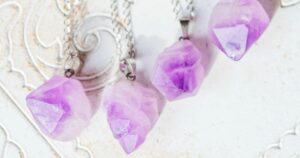 how to use pink amethyst as a Necklace
