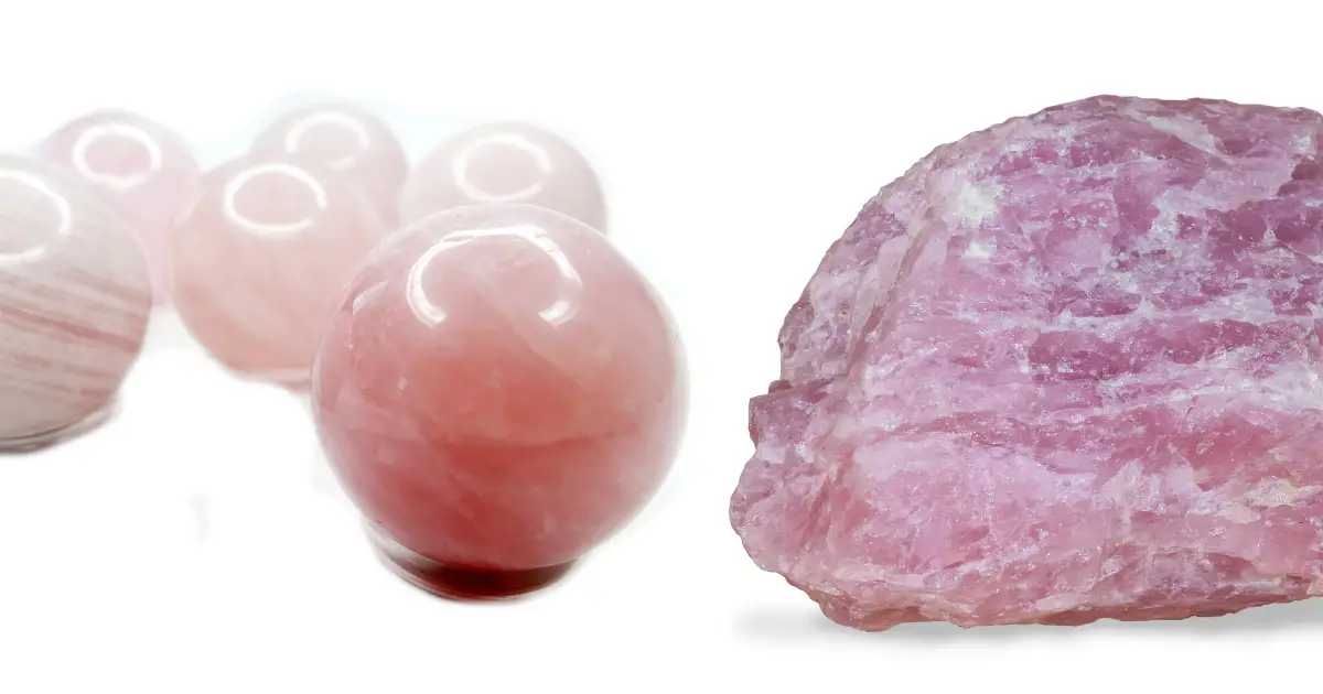 Rose Quartz vs Pink Quartz