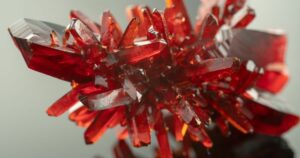 Red Crystal symbolize energy