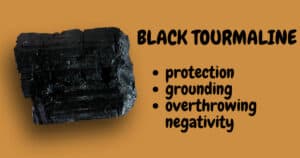 Black Tourmaline Crystals for Peace
