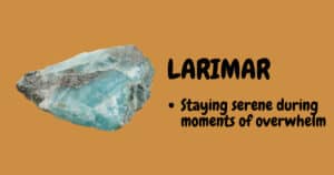 Using Larimar Crystals for peace