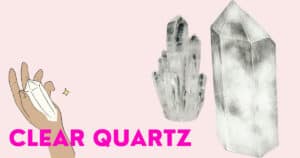 Clear quartz Crystals for meditation