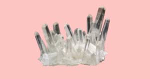 Clear quartz crystal for beauty enhancement
