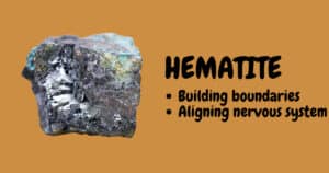 Using Hematite Crystals for Peace