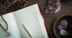 Journaling with the crystals for emotional healing