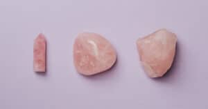 Rose Quartz crystals for memory