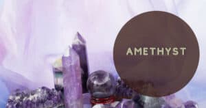 Amethyst crystals for friendship