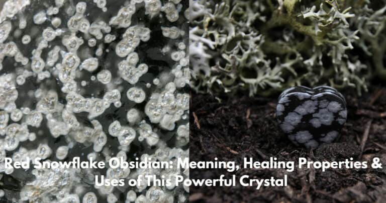 Red Snowflake Obsidian: Meaning, Healing Properties & Uses of This Powerful Crystal