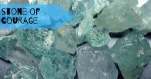 Aquamarine crystals for anger