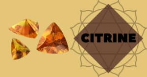 Citrine crystals for sacral chakra