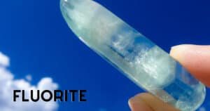 Fluorite crystals for travel