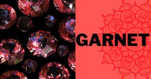 garnet crystals for Root Chakra