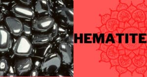 Hematite crystals for Root Chakra