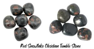 identifying red snowflake obsidian