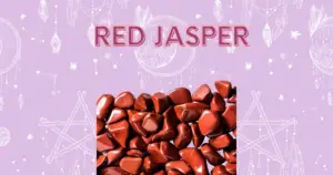 Red Jasper crystals for study