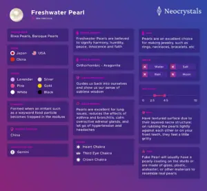 Freshwater pearl Infographic